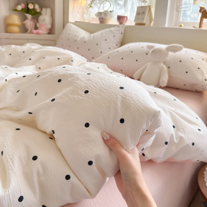cloud-sensation-milk-foam-double-layer-bedding-cover-single-piece-bed-sheet-dormitory-three-piece-set-ins-style-polyester-fiber