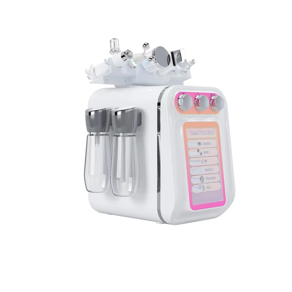 6 in 1 水素酸素小さなバブルマシン洗顔料ハイドロダーマブレーション水酸素スプレー美容機器肌を引き締める