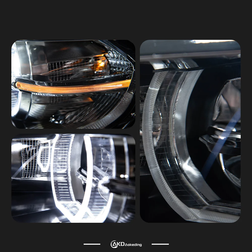 

AKD Head Lamp for BMW E70 LED Headlight 2007-2013 Headlights X5 DRL Turn Signal High Beam Angel Eye Projector Lens