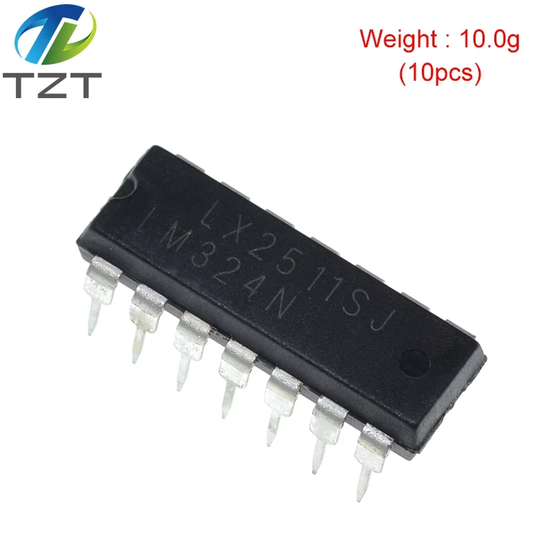 10PCS LM324N DIP14 LM324 DIP DIP-14 new and original IC