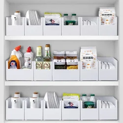 Cabinet Storage Box Kitchen Sundries Organizer Box Cupboard Basket Storage Case Cabinet Desktop Snack Makeup Spice Bottle Holder