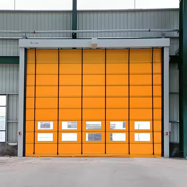 Radar Induction PVC Modern Finished Well Sealed Rolling Stacking Door for Entry Mall & Supermarket