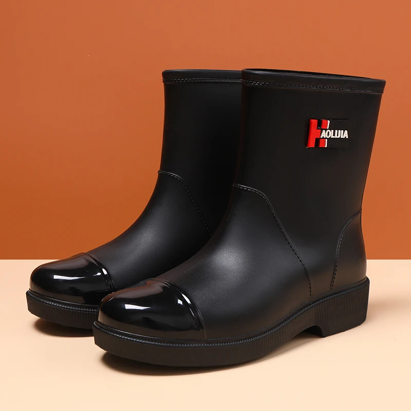 

Women's Rain Boots, Waterproof and Non-Slip Boots for Rainy and Snowy Days, Labor Protection Fishing Boots, Rain Shoes