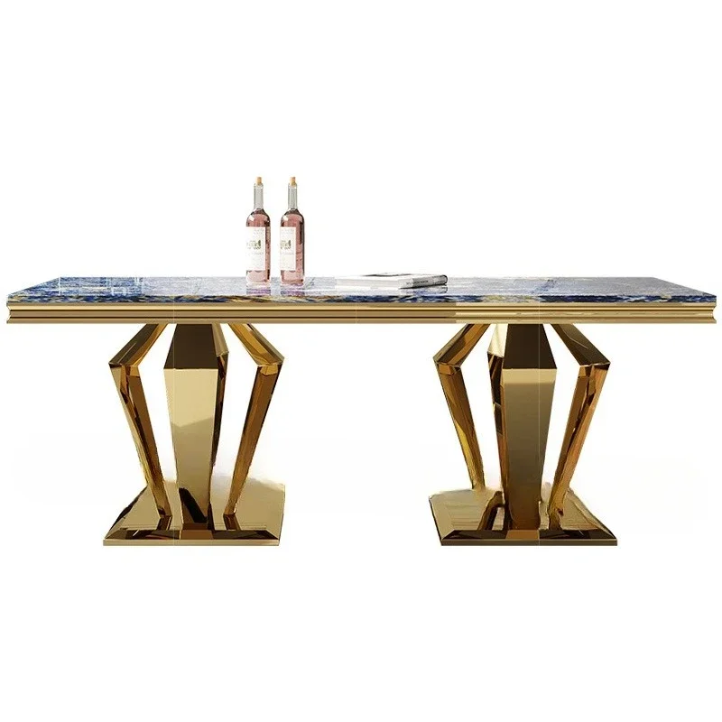 

Light luxury marble, dining table home high-end sense, high-end dining table square