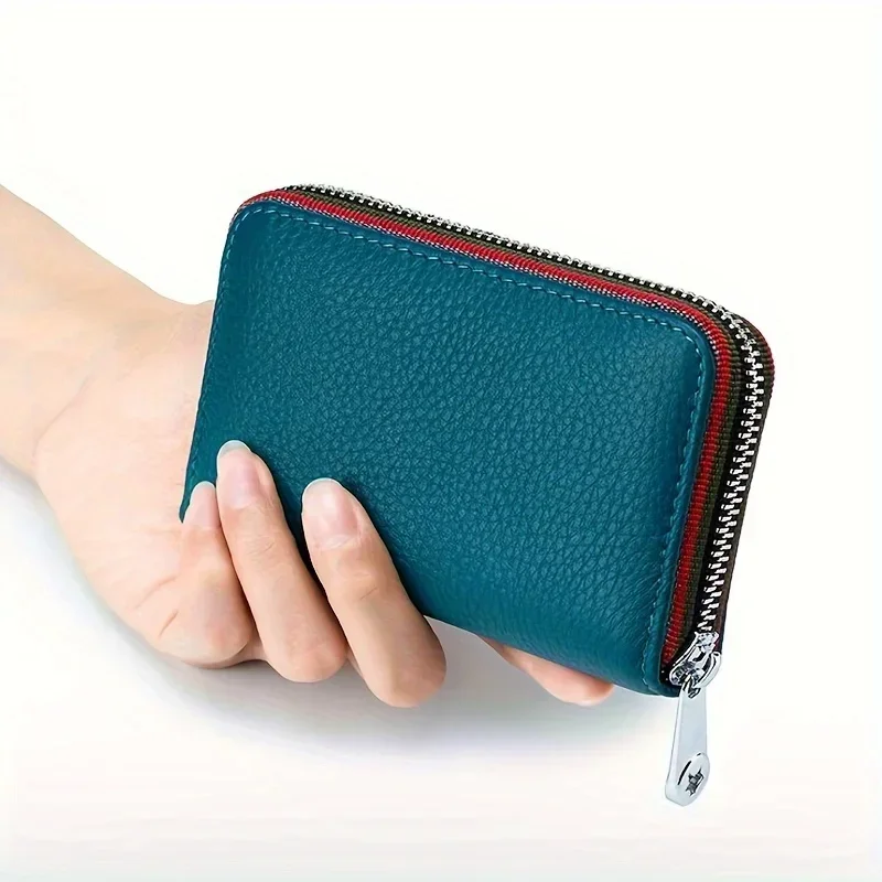 Credit Card Holder Accordion Wallet for Men Women Small PU Leather RFID Blocking Card Cases Holder Organizer Bag