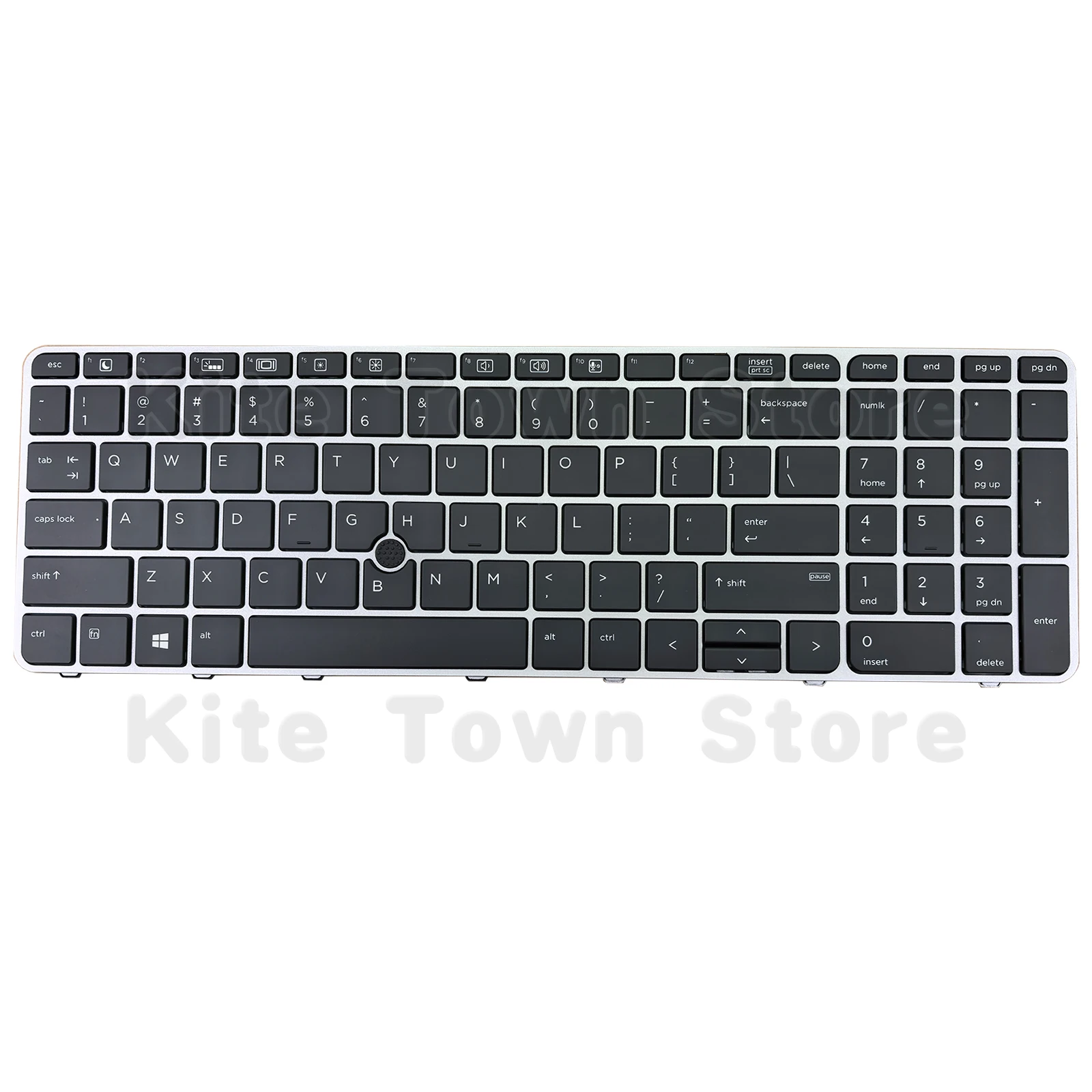 New US Keyboard Backlit for HP EliteBook 755 G3 G4 850 G3 G4 ZBook 15u G3 G4 Silver Frame With TrackPoint