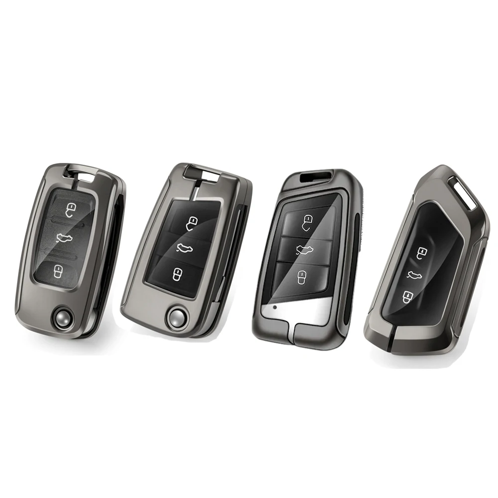

Car Key Cover Shell Protective Case For VW Polo Golf Passat Bora Jetta Sharan Skoda Octavia Seat Ibiza Leon Toledo Altea Arosa