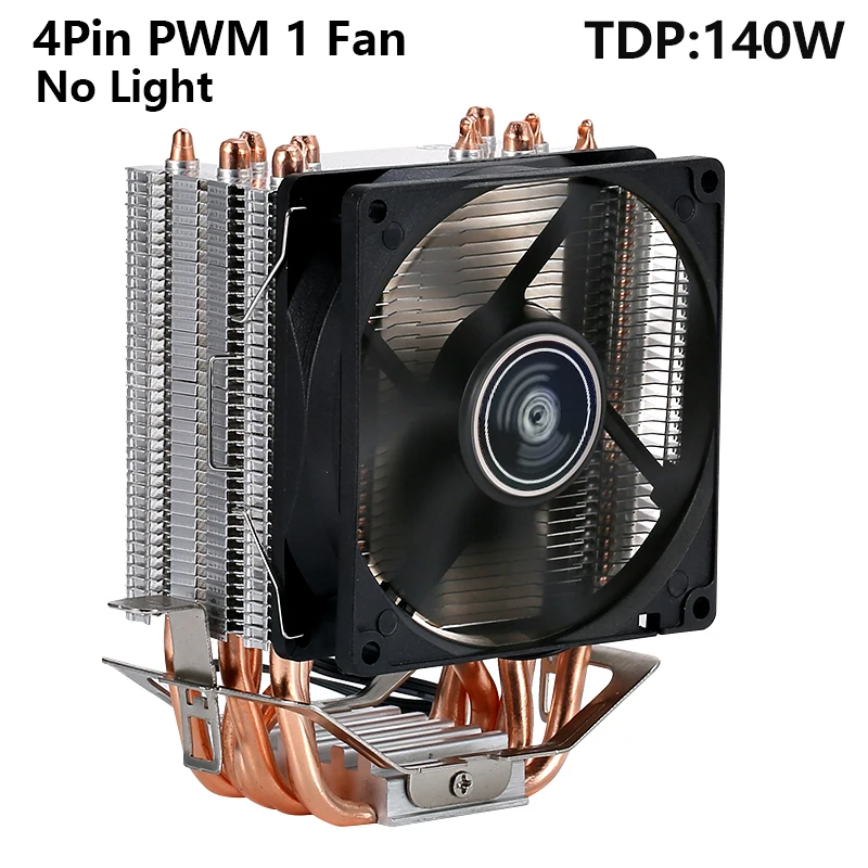 6 Heat pipes 1 Fan