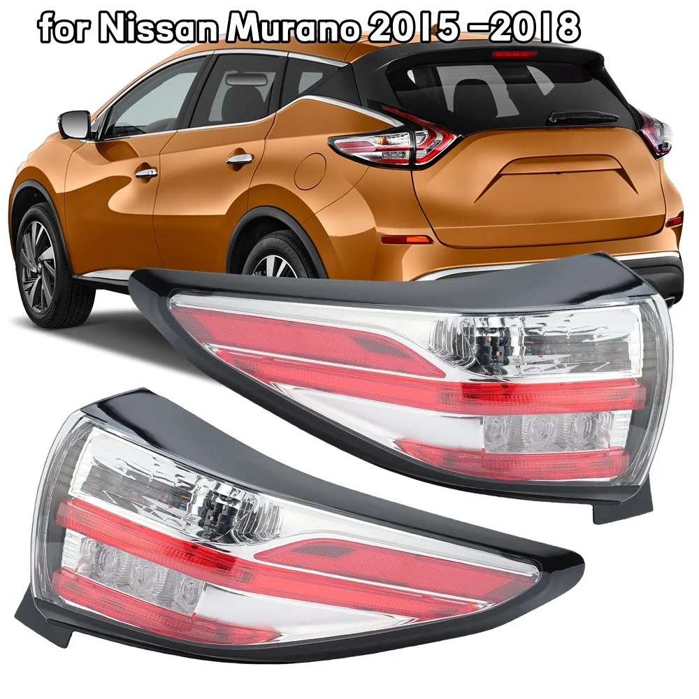 

Car Outside Rear Tail Light for Nissan Murano 2015 2016 2017 2018 Rear Light Brake Lamp Replace 265555AA0B 265505AA0B Assembly