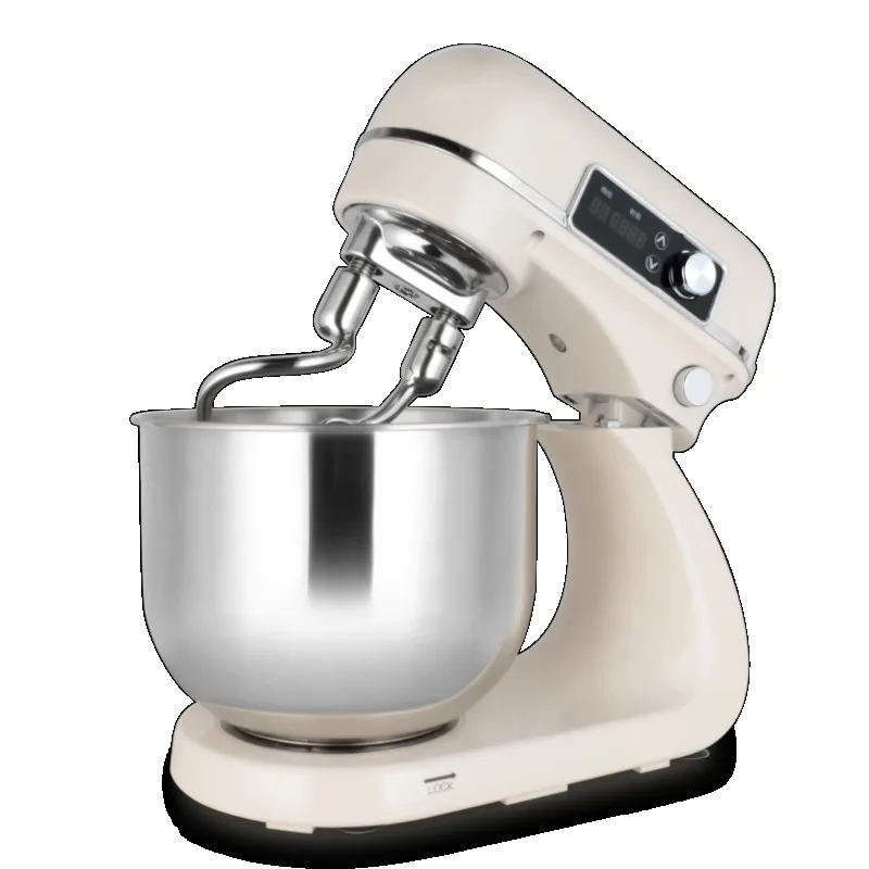 Wholesale Factory 6L DC 800W with Bowl Light Robust Al Die-cast Housing 12speed  Kitchen Stand Mixer  and Flour Mixer Machine