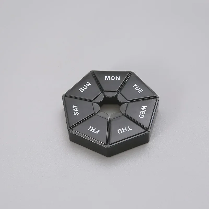 Nieuwe 7 Dagen Pillendoosje Wekelijkse Tablethouder Draagbare Reizen Mini Kleine Pillendoosje Pillendoosjes Organizer Container