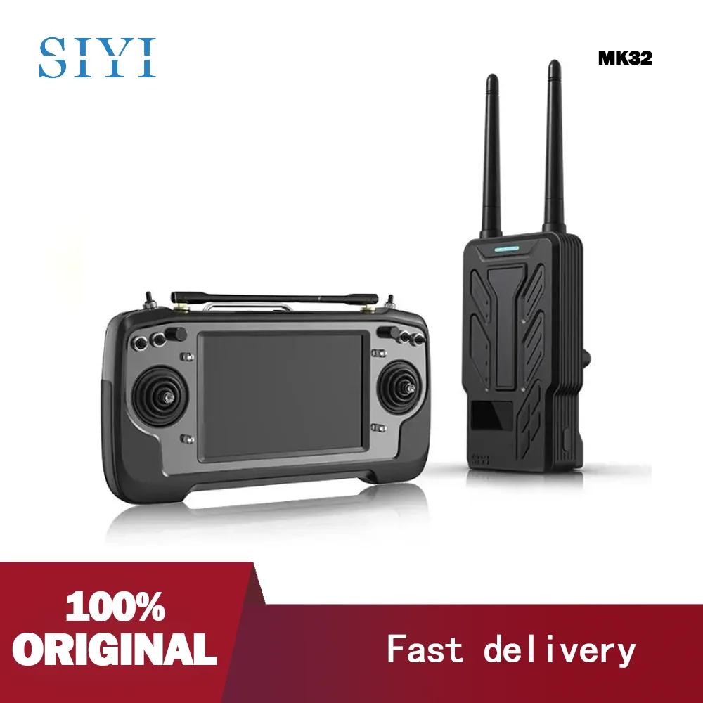 

SIYI MK32 HM30 DUAL Combo Handheld Ground Station Full HD Image Transmission with Dual Operator and Remote Control Relay CE FCC