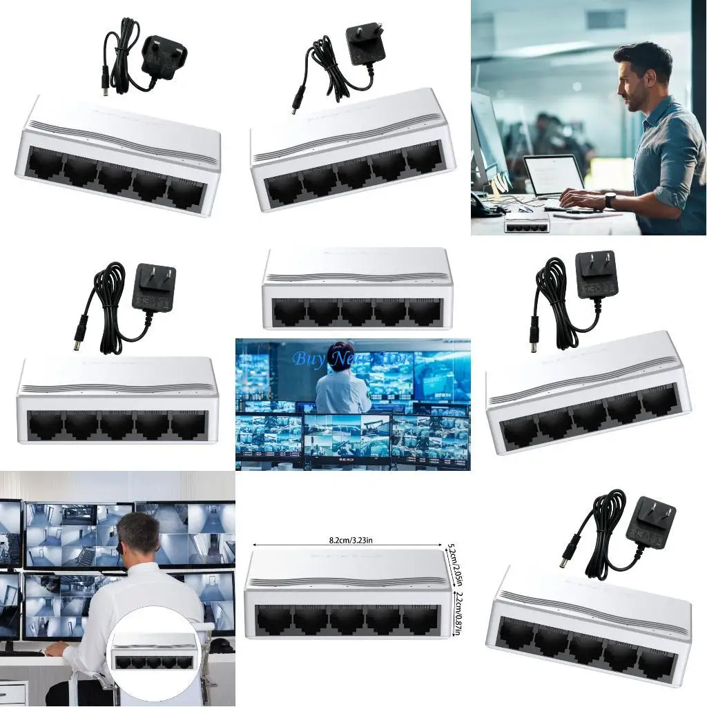 

20CE 5-портовые пластиковые гигабитные коммутаторы Простая настройка Возможность подключения нескольких устройств Решение для