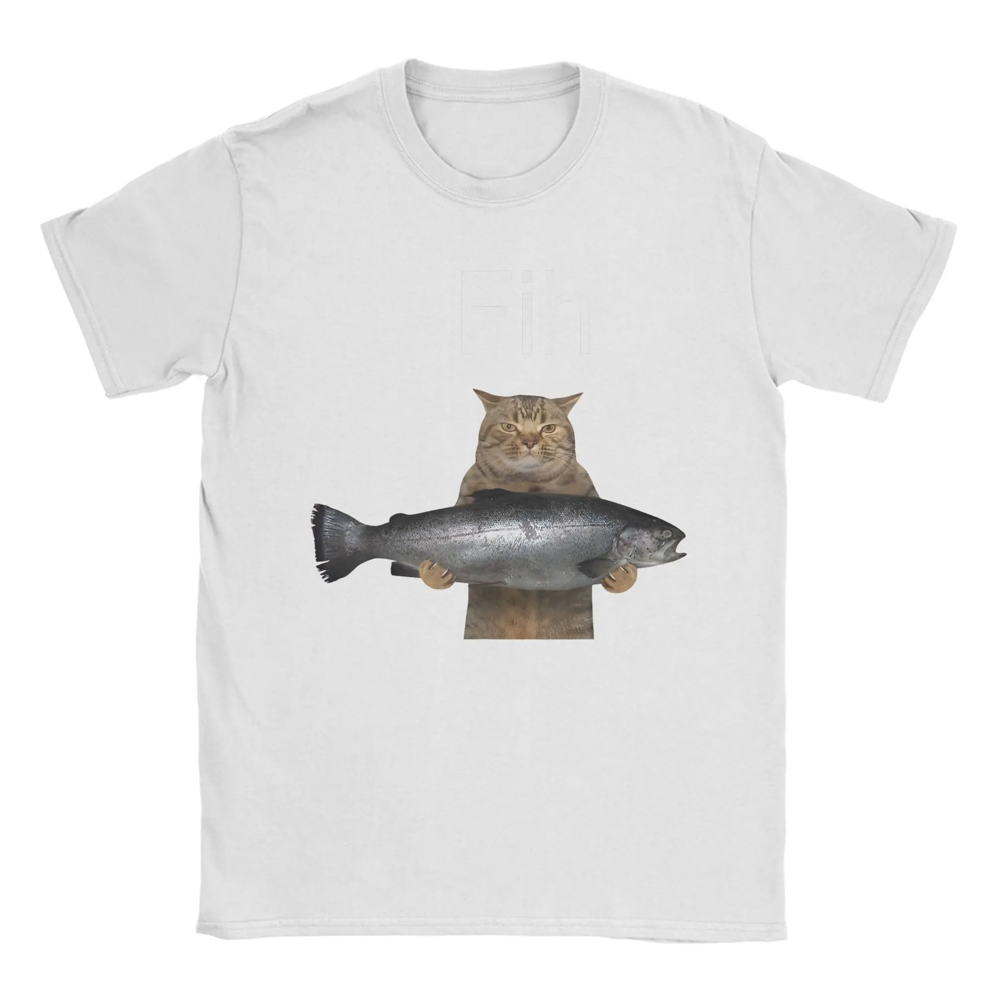 Femmes Fih drôle Misspelled poisson Meme chat Meme t-shirts pur hauts été à manches courtes T-Shirt col rond T-Shirt femmes vêtements Y2K