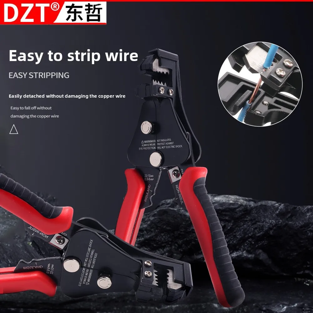 

Многофункциональный инструмент 3-в-1 для электриков: автоматический стриппер, обжимник и резак для проводов (7 дюймов)