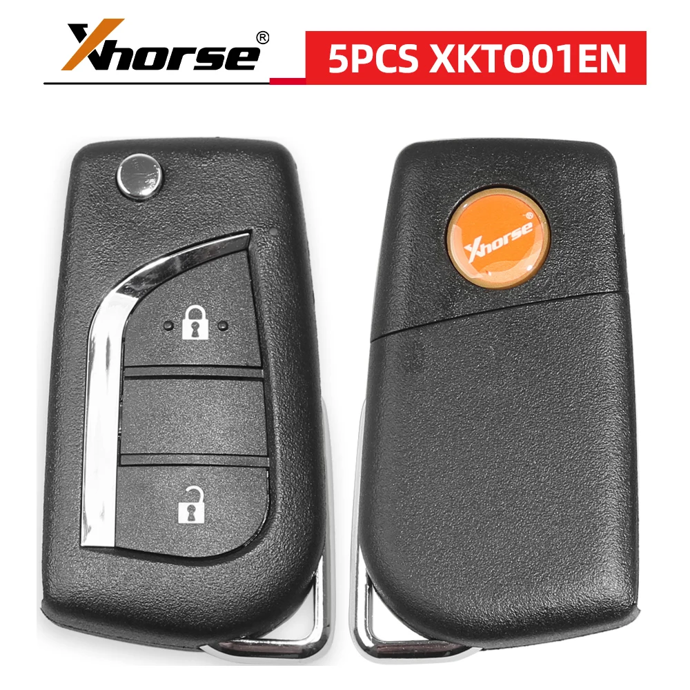 

5pcs/lot XHORSE XKTO01EN Universal Remote Key for Toyota 2 Buttons Work with VVDI Key Tool and VVDI2 (English Version)