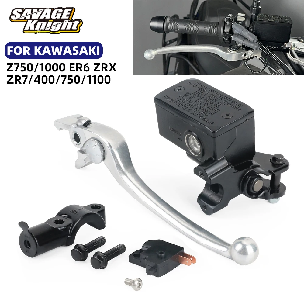 

Front Brake Master Cylinder For KAWASAKI Z750 Z1000 ER6N/F ZR7 ZR400 ZR750 ZR1100 ZRX 400 1100 1200 W800 Motorcycle Brake Lever