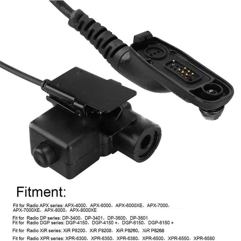 모토로라 U94 PTT 무전기 Xirp8268 8668 Apx7000 Dp3400용 ABKI 무전기 어댑터