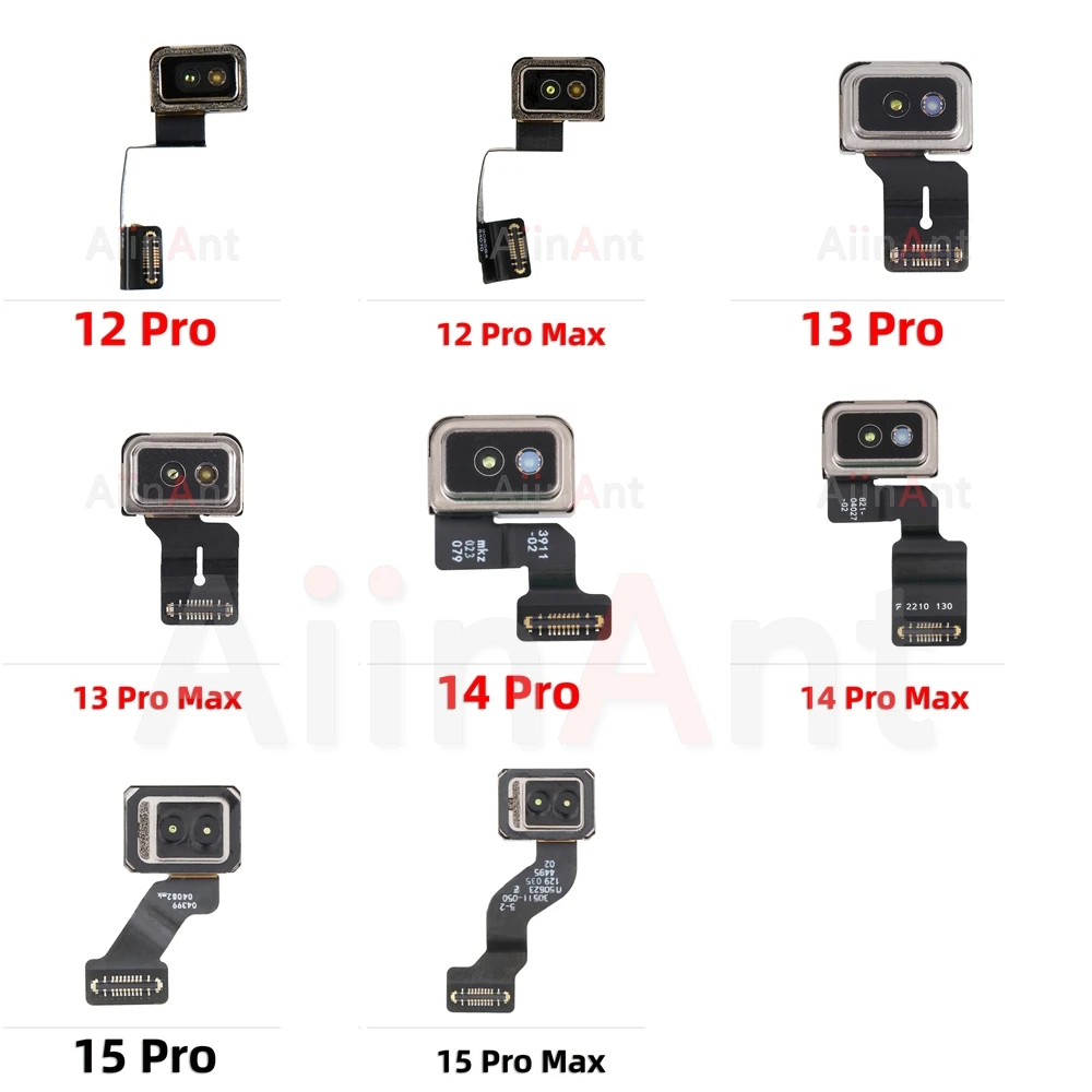 

AiinAnt Origina Proximity Ambient Light Lidar Sensor Flex Cable For iPhone 12 13 14 15 Pro Max Plus mini