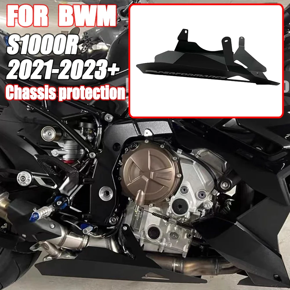 Fit For BMW S1000R S1000R 2021 2022 2023 New Accessories Belly Pan Engine Exhaust cover Exhaust trim S 1000 R Chassis protection