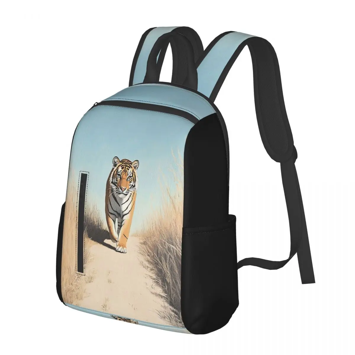 Tiger 1 Student Backpack School Bag Hiking Travel Daypack for Boys Girls Bookbag Shoulder Bags