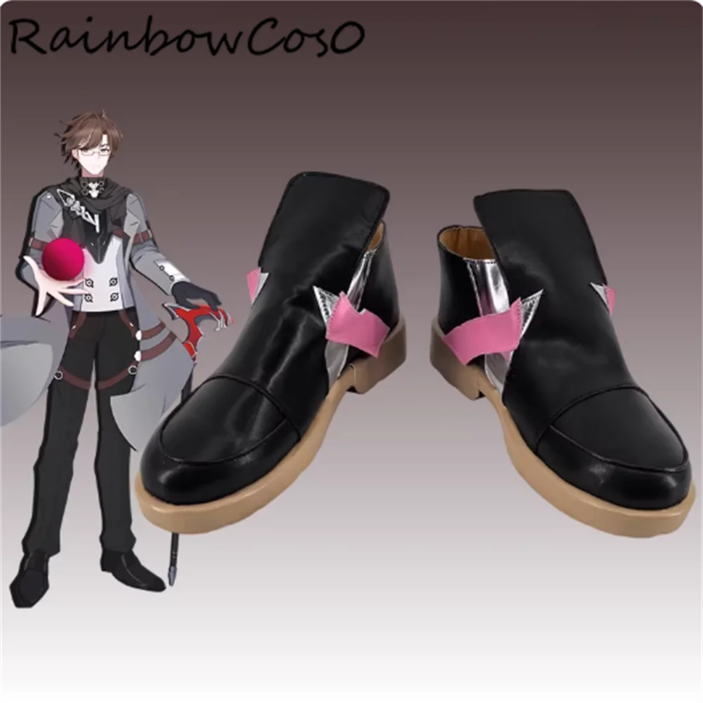 Welt Yang Honkai Impact Honkai: Star Rail Cosplay Shoes Boots Game Anime Halloween Christmas RainbowCos0 W5555