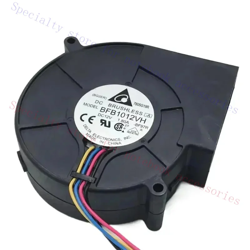 AAA+ Delta Electronics BFB1012VH BF97R DC 12V 1.80A 97X97X33Mm 4-Wre Server Cooling Fan