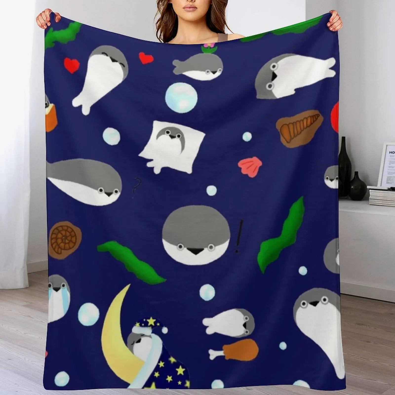 

Sacabambaspis pattern Throw Blanket All Weather Soft Throw Blanket for Sofa