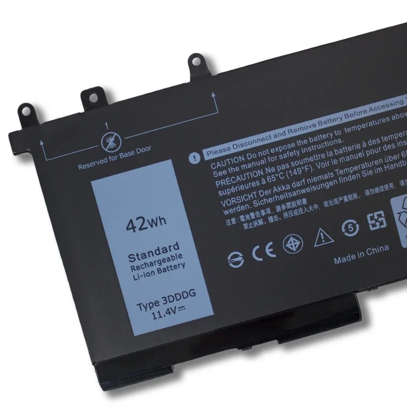 3DDDG for Dell Atitude E5280 E5480 E5490 Laptop Battery 0 Cycle High Quality Capacity Battery Replacement Bateria Grade A Cell