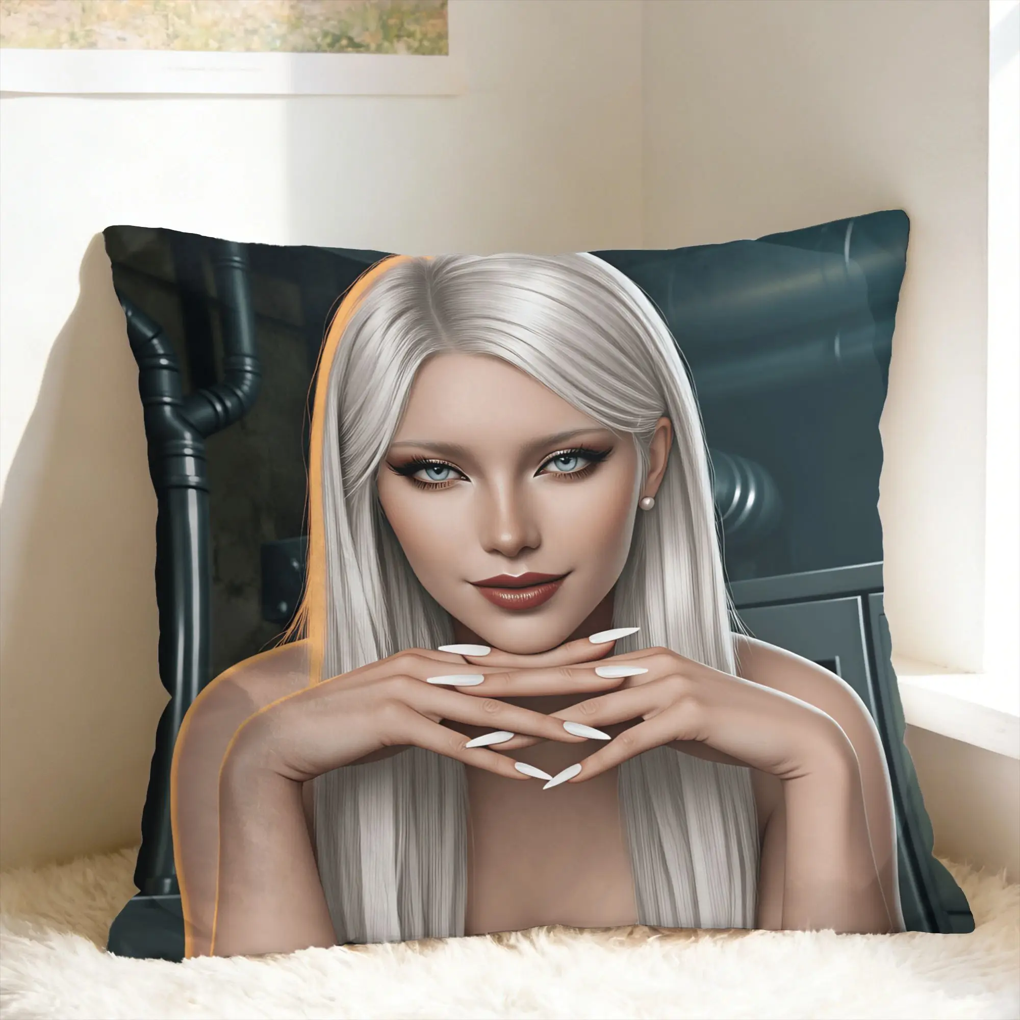 Pillow Cover Game Romance Clubs  Kawaii Pillow Case For Sofa Home Decoration Pillowcases