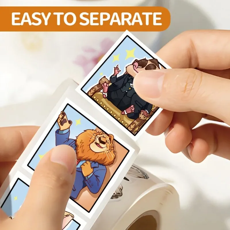 500 pezzi/set adesivi cartoni animati Kawaii cartoni animati creativi periferici adesivi per conti fatti a mano di alta bellezza articoli decorativi