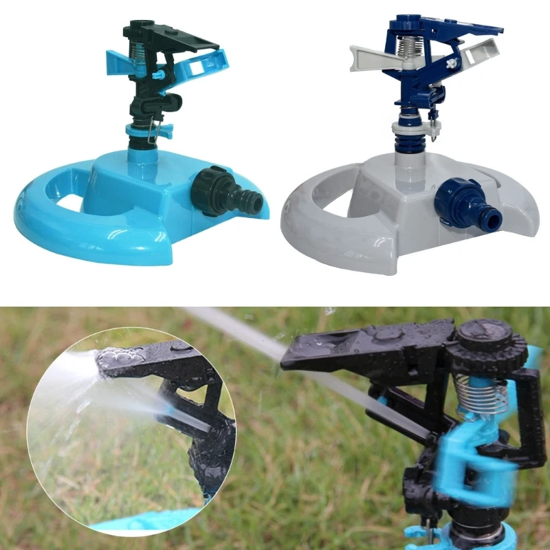 

D0AD 360 Degree Automatic Rotating Garden Water Sprinklers System Quick Lawn Rotating Nozzles Garden Yard Irrigation Supplies