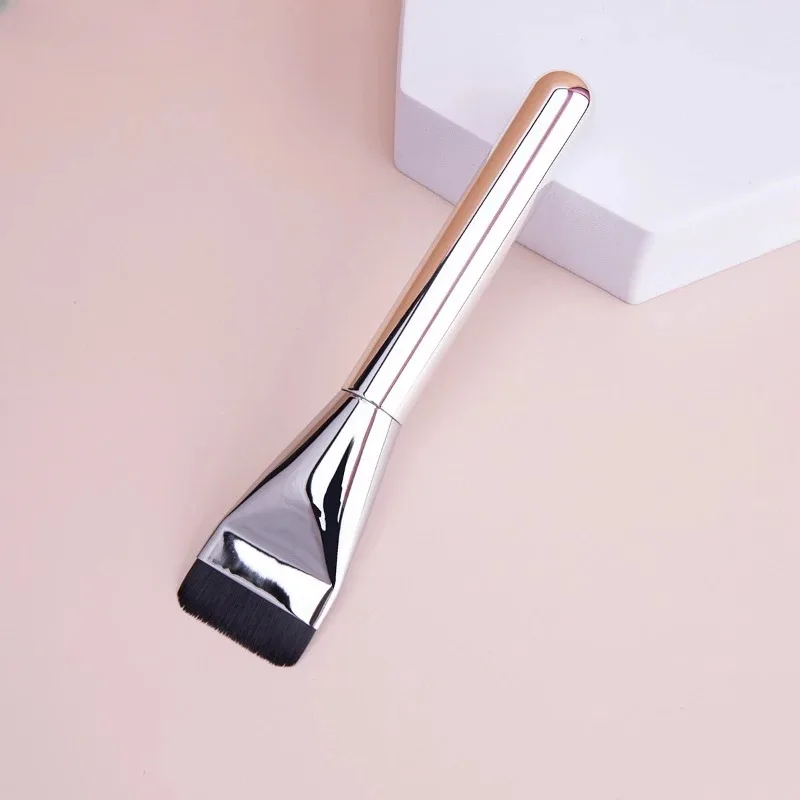 Pinceau ultra fin pour fond de teint et contour du visage, pinceaux de maquillage, fond de teint plat, crème de mélange, pinceau ligne, outil de beauté, nouveau