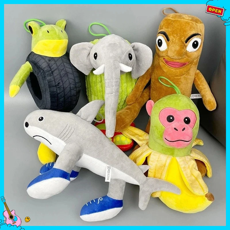 

Новинка 2024, плюшевая игрушка Tralalelo Tralala Tungtungtung, итальянская Brainrot Al Tralalero Tralala, плюшевая кукла, мягкая подушка