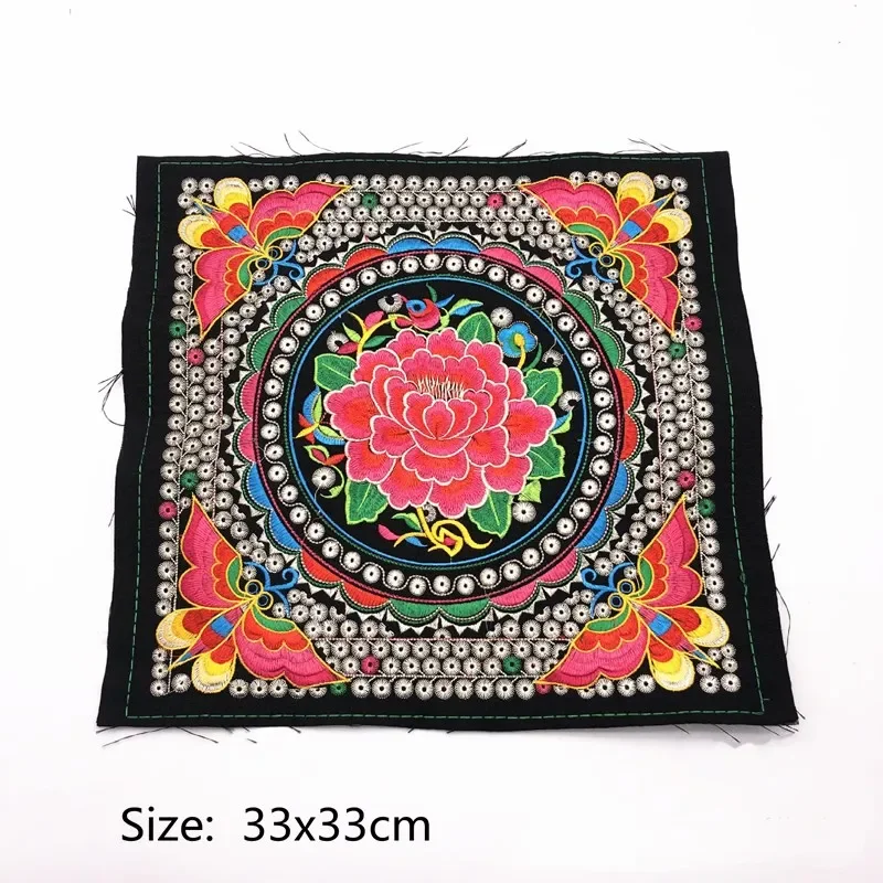 1pcs Ethnic Style Embroidery Cloth Patch Applique Clothes Decorative Applique Cheongsam Chinese Clothing Patch