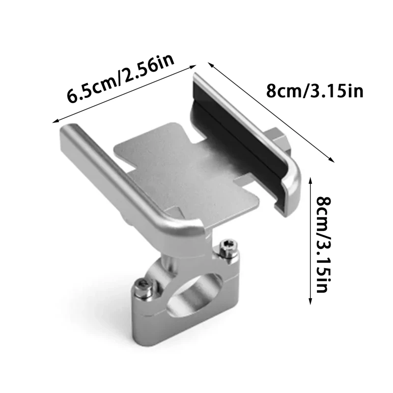 Motorcycle Bicycle Phone Holder Gps Bracket Cellphone Stand Moto Rearview Mirror Handlebar Mount Compatible For Xiaomi iPhone