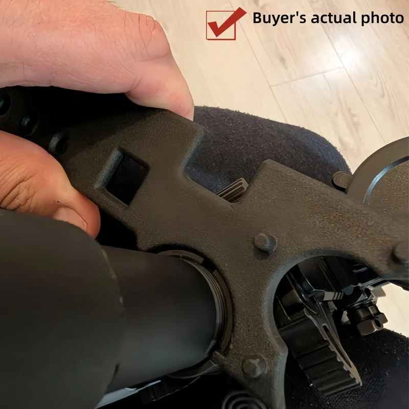 

Multi-Function Wrench Armored Wrench Carbon Steel Dual Purpose Wrench Barrel Nut Stock Tool