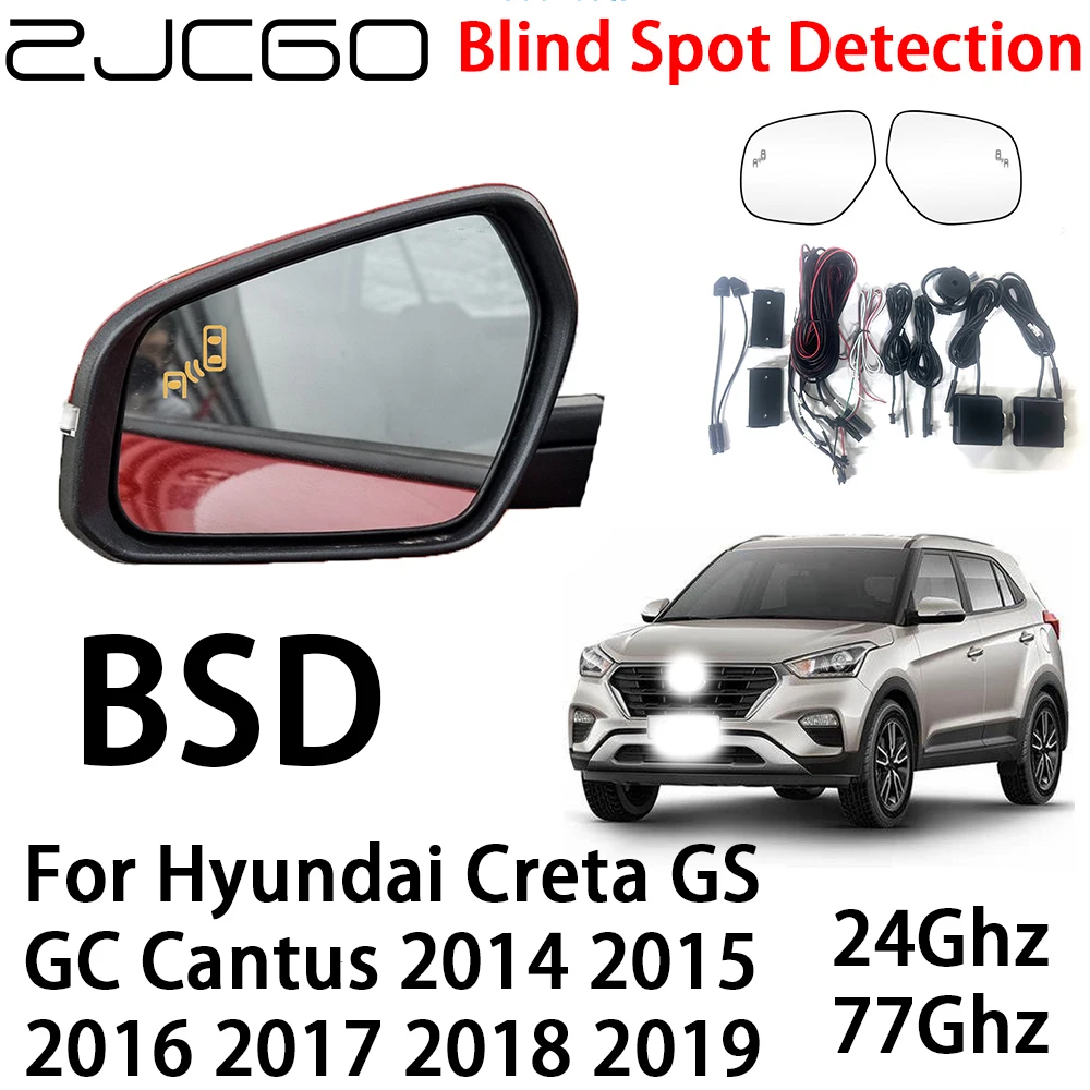 

ZJCGO Car BSD Radar Warning System Blind Spot Detection Safety Driving Alert for Hyundai Creta GS GC Cantus 2014~2019