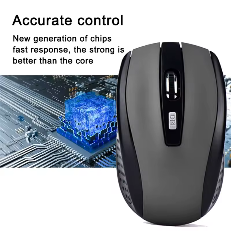 Wireless Mouse Silent Mouse 2.4G Portable Mobile Optical Office Mouse Adjustable DPI Levels for Notebook PC Laptop MacBook - Image 5