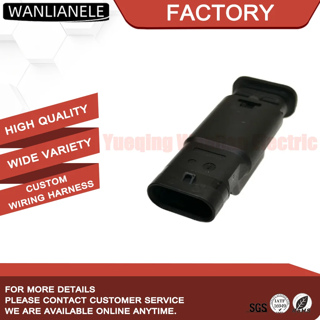 50 Sets Replacement for Hirschmann 872-658-521 3 Pin Male Connector SealStar 1.2mm IP68 Fit BMW Camshaft Crankshaft Sensor