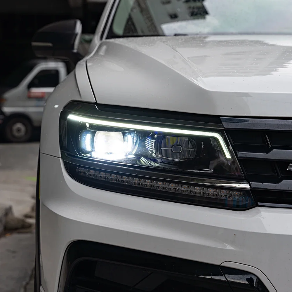 Car Front lamps Assembly For VW Tiguan L 2017-2021 LED Upgrade High Match Auto Headlight Projector Lens High Quality Accessories