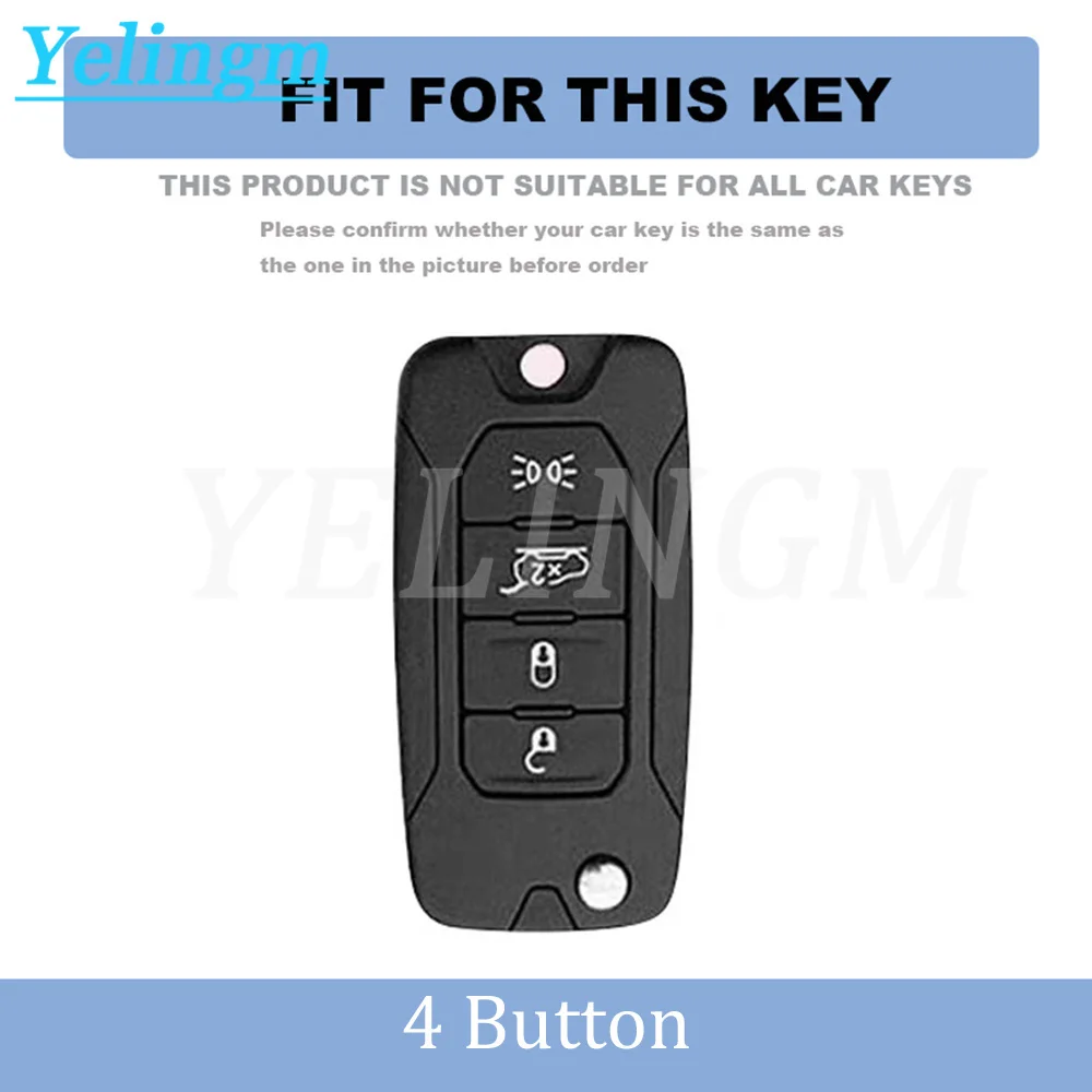 Car Remote Key Case Fob for Jeep Cherokee Compass S Renegade Grand Commander for Dodge Journey Challenger Jcuv Charger