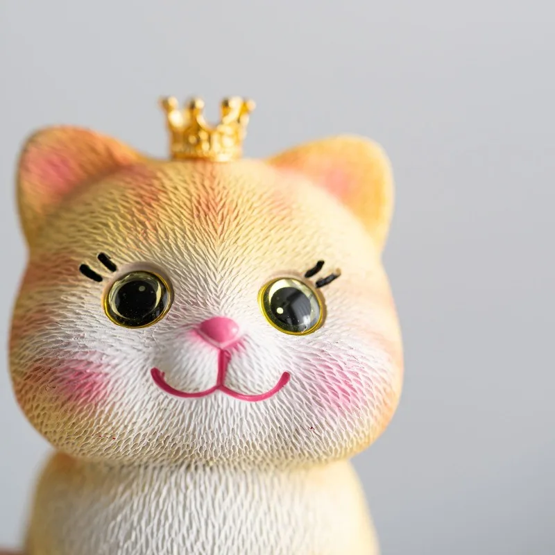 Cat Ornament Plate,Cute Resin Kitten Incense Holder Bracket,Tide Play Line Incense Plug,Indoor Tea Room Aromatherapy Stove