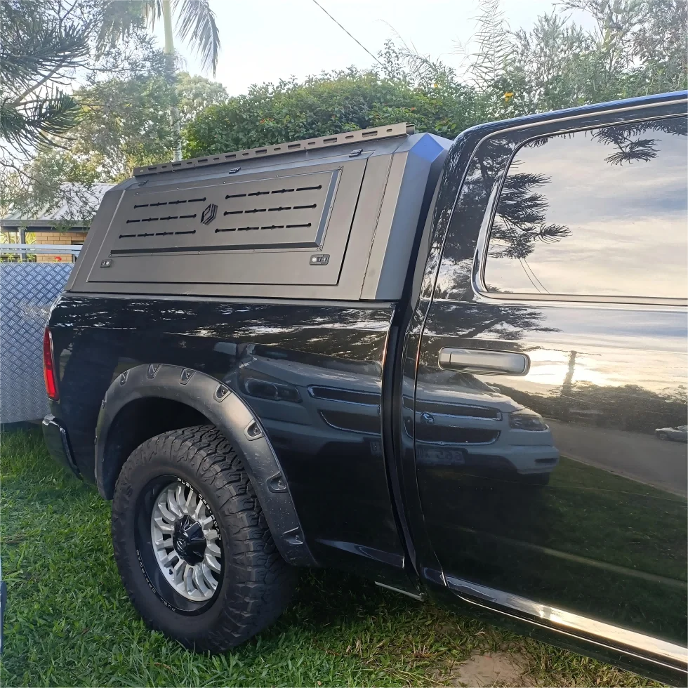 

Custom Fit Aluminum Car Interior Accessories Canopy for RAM 1500 Top Camper Leakproof Anti Rusted Hard Tonneau Cover
