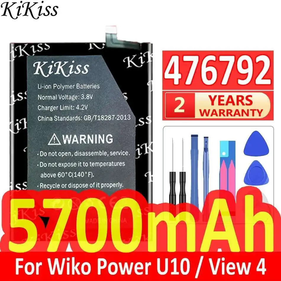 

476792 5700 мАч стабильный для Wiko Power U10 View 4 батарея мобильного телефона длительный срок службы