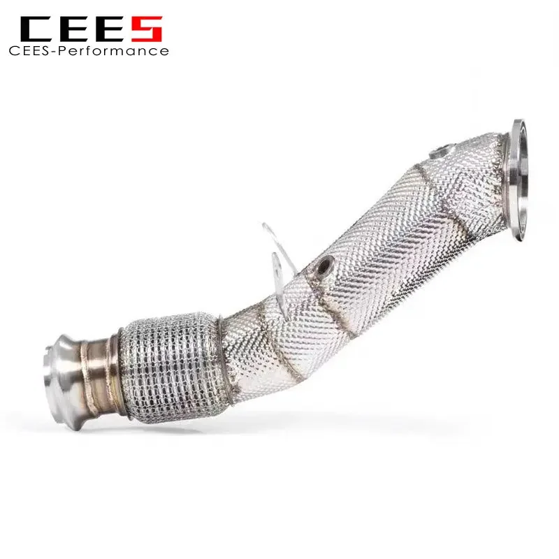 🔥 Downpipe for BMW Z4 G29 B48 2.0T 19-2022 High Performance Catalytic Converter Catless Downpipe Stainless Steel ExhaustPipe