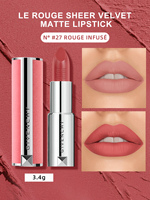 Givenchy Le Rouge Sheer Velvet，Blurring Matte，Vibrant Color #N27 0.12 oz./3.4g
