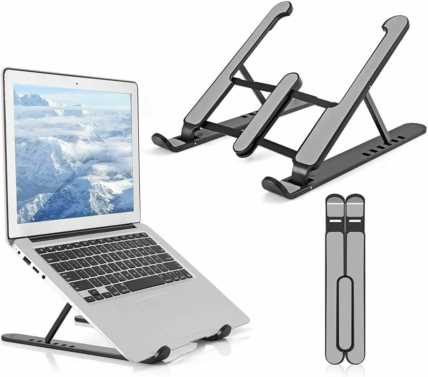 

Foldable Laptop Stand Adjustable Notebook Bracket Support Base Ergonomic Design Portable Holder For Macbook Air Pro Non-Slip New