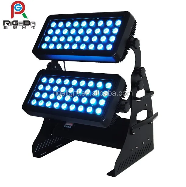 

DMX 512 72pcs Led Two Head Wash Light Outdoor Led Wall Washer Ip65 Led City Color Light