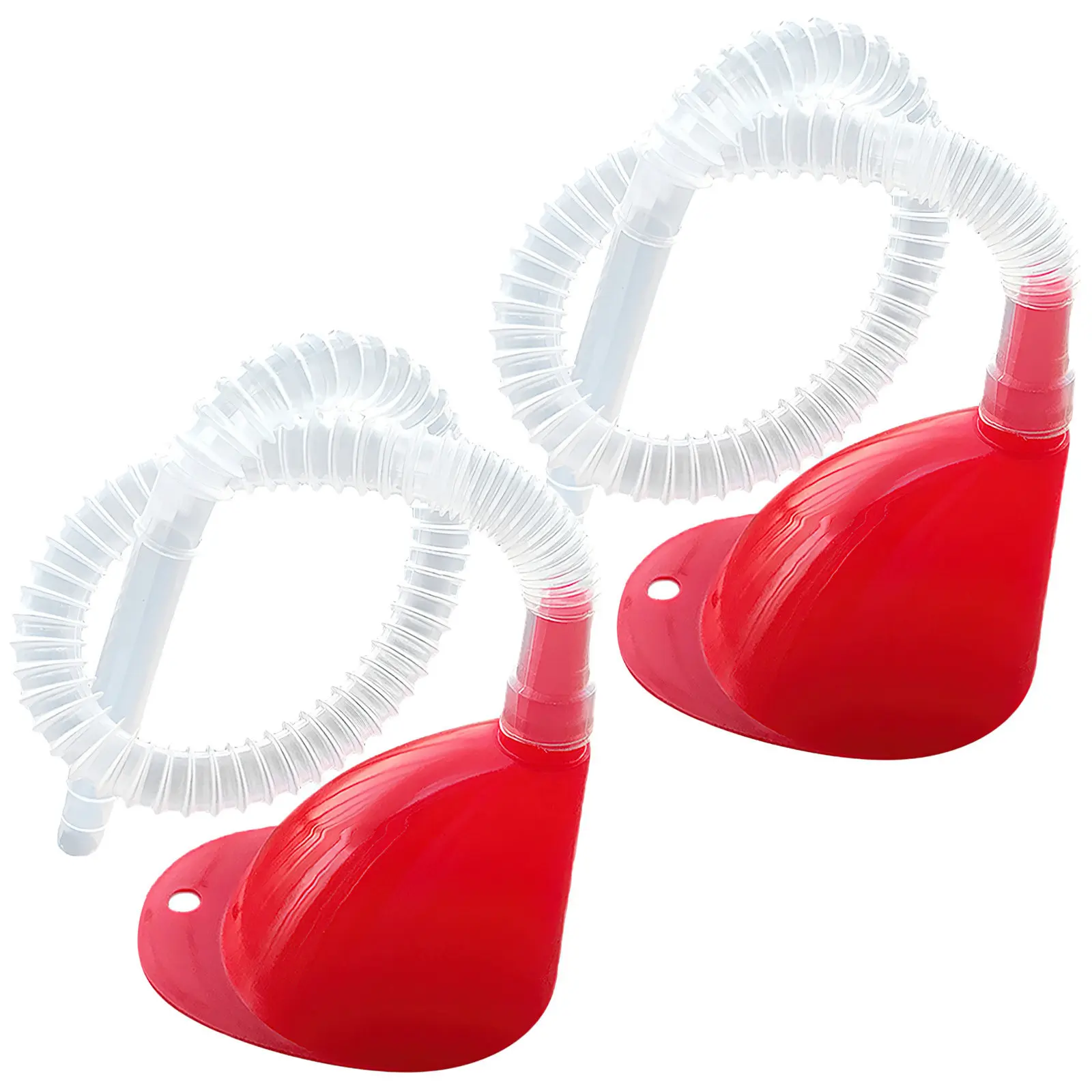 

2Sets Oil Funnel Extended Tube Flexible Gas Funnel Long Neck for Car Oil Change Transmission Fluid Car Supply,